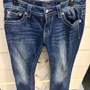 Miss Me Women's Indigo Boot Cut Jeans